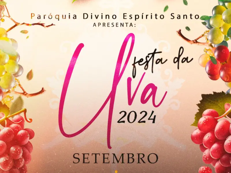 Fala Matao - Festa da Uva 2024 Divino Espírito Santo: Três noites de sabores e diversão!